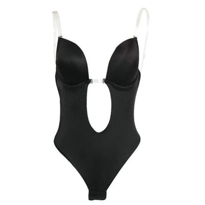 Body Dos Nu Invisible Noir Femme